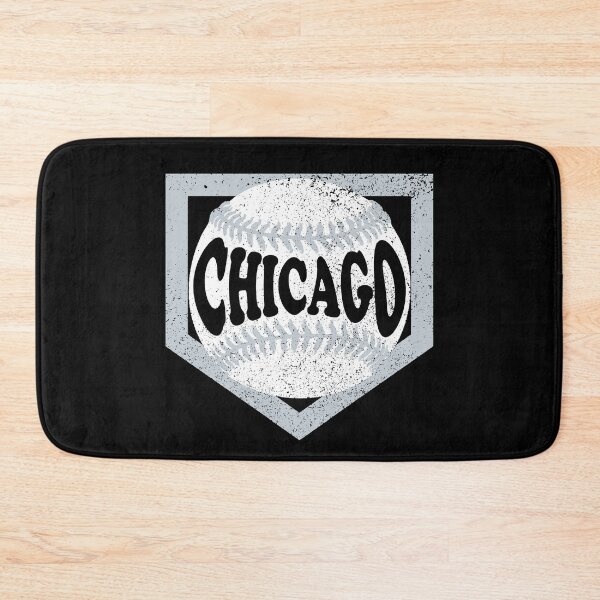 Item preview, Chicago Baseball and Diamond - Black and Gray designed and sold by MulletHappens.