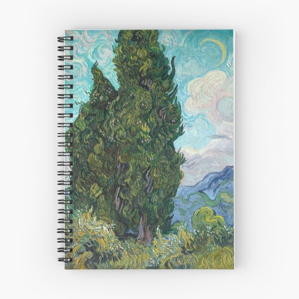 Artikelvorschau, Vincent Van Gogh Zypern Cypruses Cyprusses Baum Bäume entworfen und verkauft von Fine Artworks.