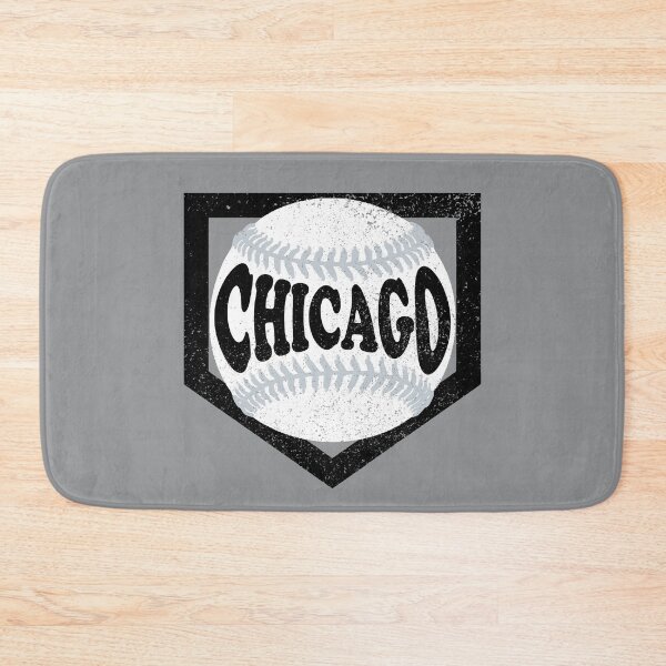 Item preview, Chicago Baseball and Diamond - Gray and Black designed and sold by MulletHappens.