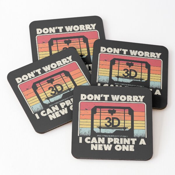 Item preview, 3D Printing, Retro Don't Worry I Can Print A New One Product designed and sold by PackAPunch.