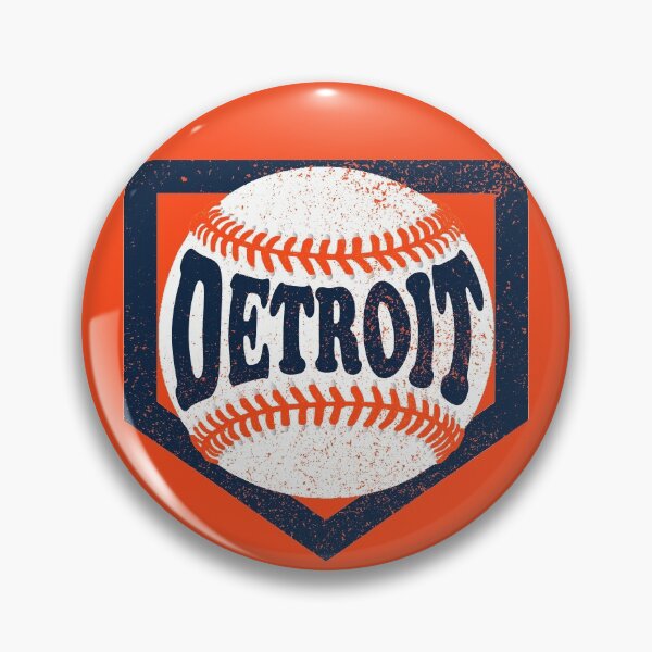 Item preview, Detroit Baseball and Diamond - Blue and Orange designed and sold by MulletHappens.