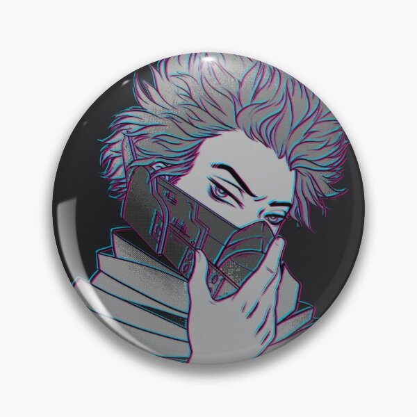 My Hero Academia Quero Jom91 Anime Pattern Pin Badge Button Best Gift for Fans 