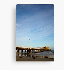 jetty shack Canvas Print