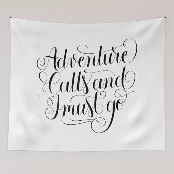 Item preview, Adventure calls and I must go designed and sold by Sandra Brezina.
