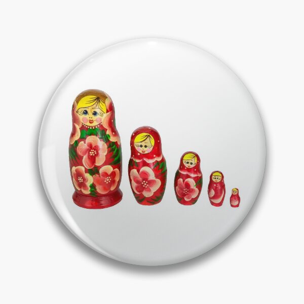 Item preview, Russian Matryoshka Dolls designed and sold by Zina Stromberg.