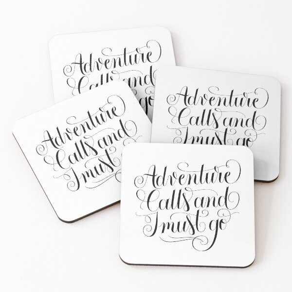 Item preview, Adventure calls and I must go designed and sold by Sandra Brezina.
