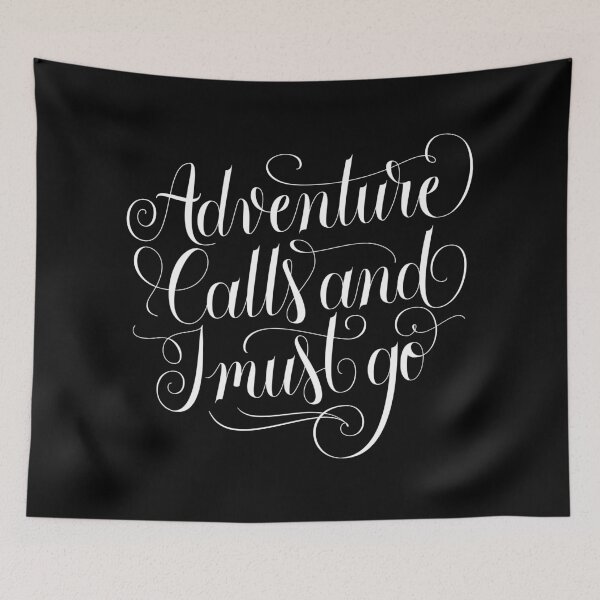 Item preview, Adventure calls and I must go designed and sold by Sandra Brezina.