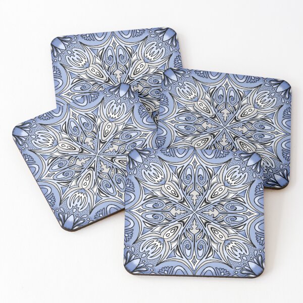 Item preview, Denim bandana pattern tiled designed and sold by Sharilea.