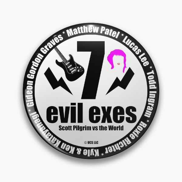 Item preview, Scott Pilgrim 7 evil exes designed and sold by LICENSEDLEGIT.