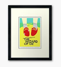 Wizard Of Oz - Saul Bass Inspired Poster (Untextured) Framed Print