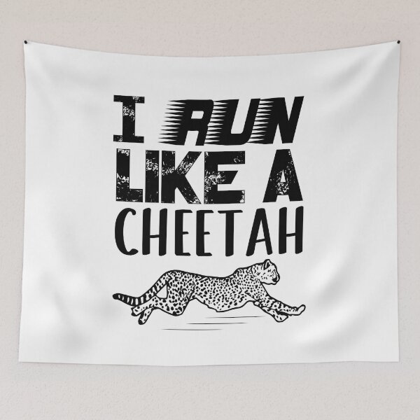 Item preview, I RUN LIKE A CHEETAH designed and sold by creativeliberty.