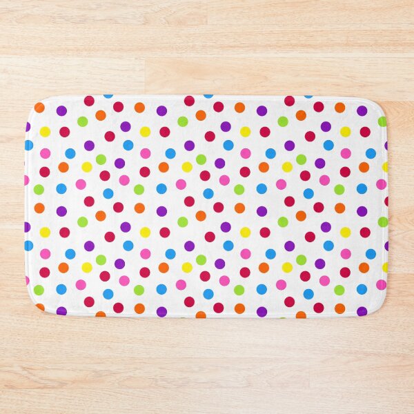 Item preview, Rainbow Multi-color Confetti Polka Dot designed and sold by wordznart.