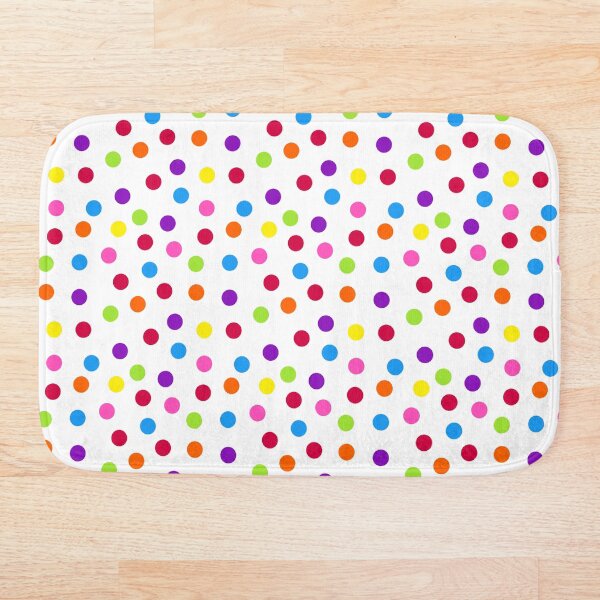 Item preview, Rainbow Multi-color Confetti Polka Dot designed and sold by wordznart.