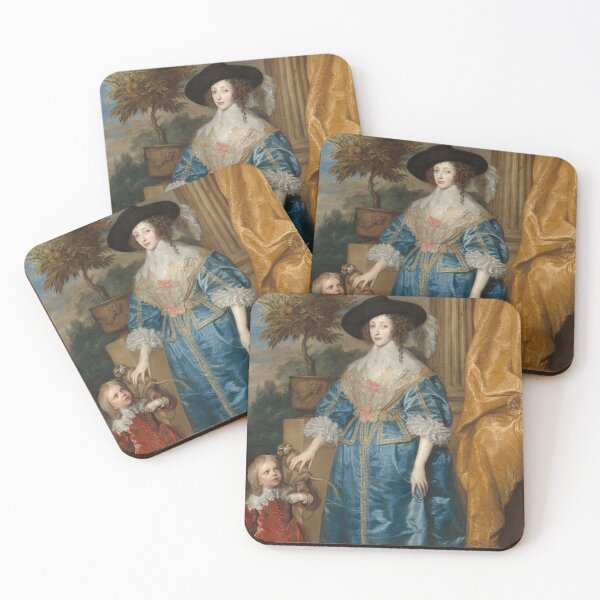 Item preview, Queen Henrietta Maria with Sir Jeffrey Hudson - 1633 designed and sold by warishellstore.