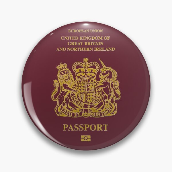 NDVH EU UK Passport Pin