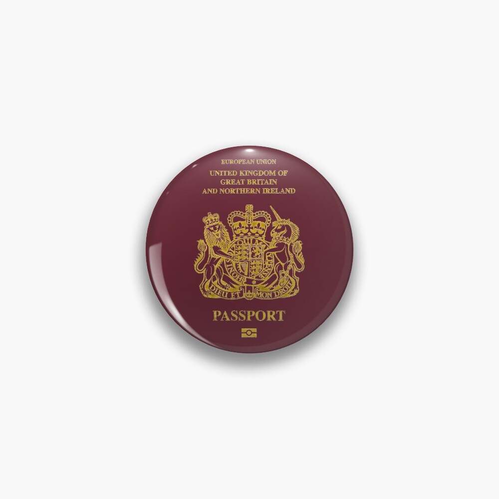 NDVH EU UK Passport Pin