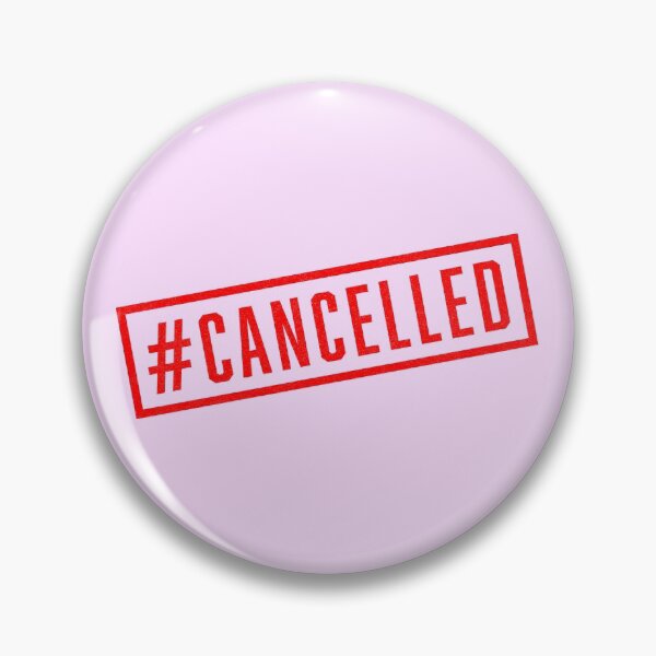 Item preview, Aesthetic #Cancelled Red Stamp over Pink Background designed and sold by Plastic Memory Archive.
