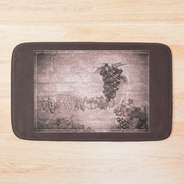 Item preview, Grapes Galore on Brick Venere in Sepia designed and sold by Sherry Hallemeier.