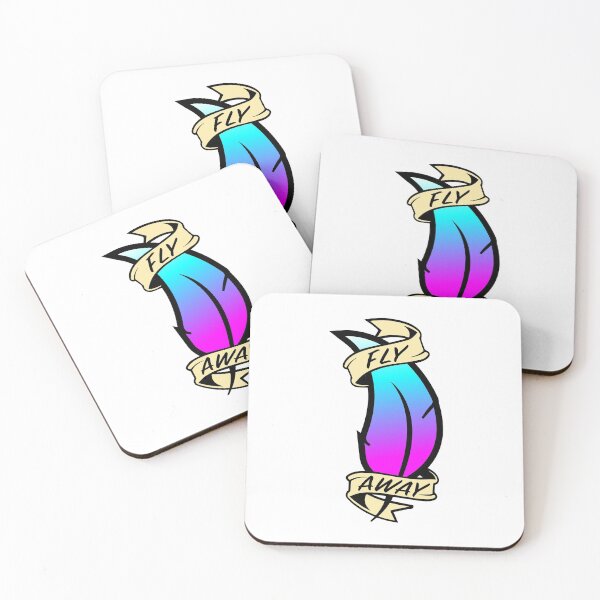 Item preview, Fly Away Colourful Feather designed and sold by corrochdesigns.