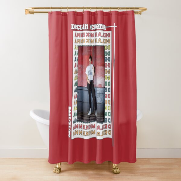 Retro Declan McKenna Poster Shower Curtain