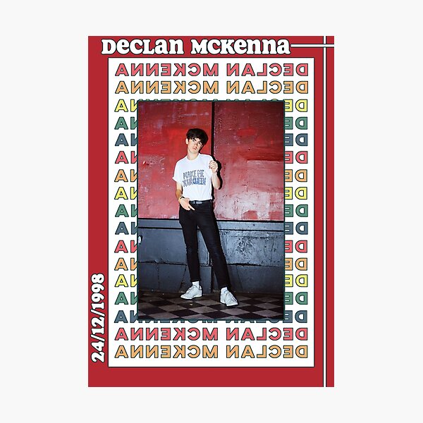 Retro Declan McKenna Poster Photographic Print
