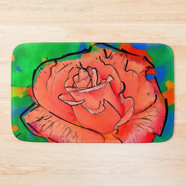 Item preview, Abstract Red Rose Bloom designed and sold by KirtTisdale.