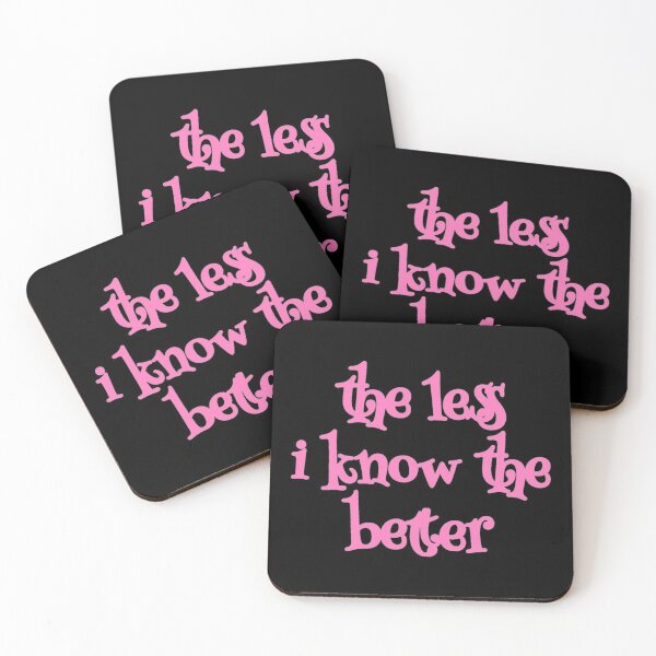 Item preview, the less i know the better designed and sold by punke designs.