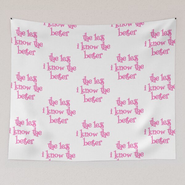 Item preview, the less i know the better designed and sold by punke designs.