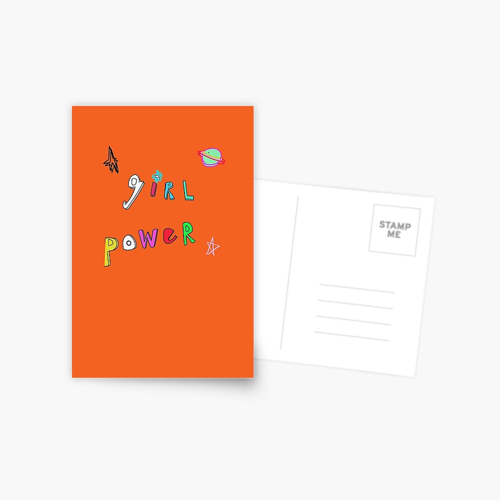orange girl power Postcard