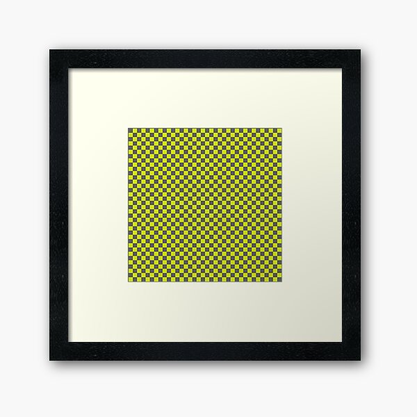 Item preview, Citrus Lime | Plaid Pattern - Matt Lime Green and Grey designed and sold by Dator-Abstracts.