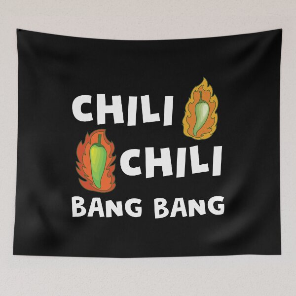 Artikelvorschau, Chili Chili Bang Bang Chef Gewürz Kochen Design entworfen und verkauft von tshirtexpressiv.