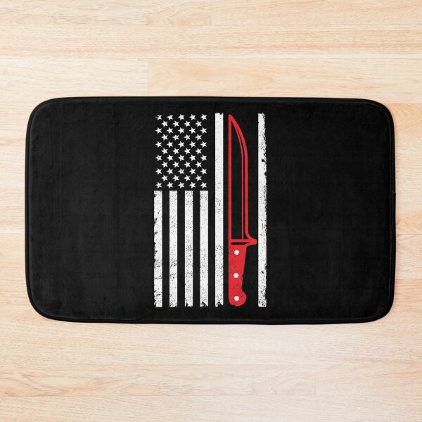 Item preview, Patriotic American Flag Culinary Chef Knife Cooking Design designed and sold by tshirtexpressiv.