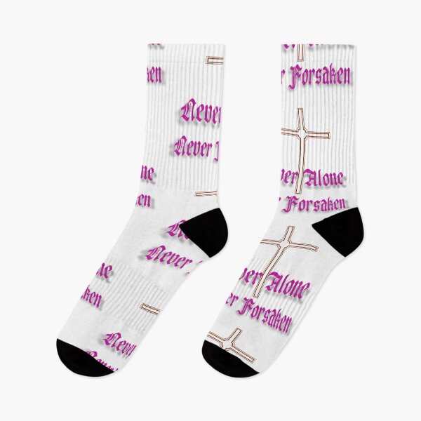 Item preview, Never Alone Never Forsaken. Speaks for itself. designed and sold by Galifany Originals.