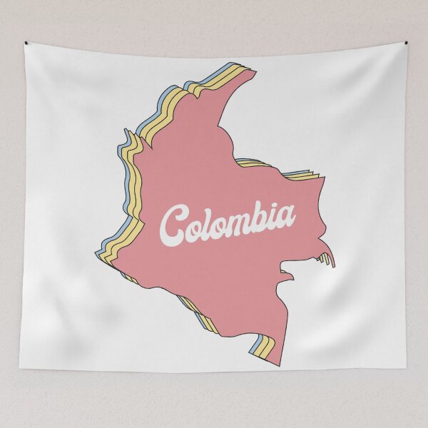 Item preview, Colombia retro map designed and sold by mangorolo.