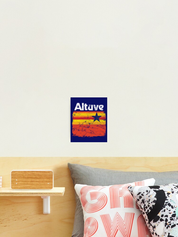 Atuve Retro Houston Astros Logo Parody for Fans Vintage Retro Tequila  Sunrise Throwback Style | Photographic Print