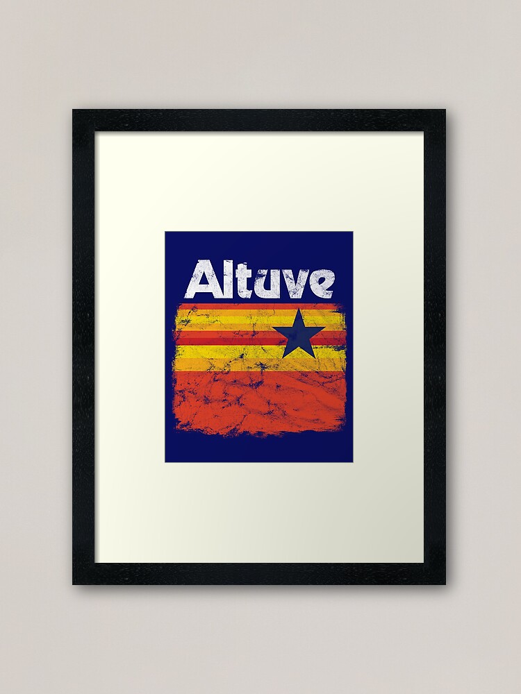 Atuve Retro Houston Astros Logo Parody for Fans Vintage Retro Tequila  Sunrise Throwback Style | Photographic Print