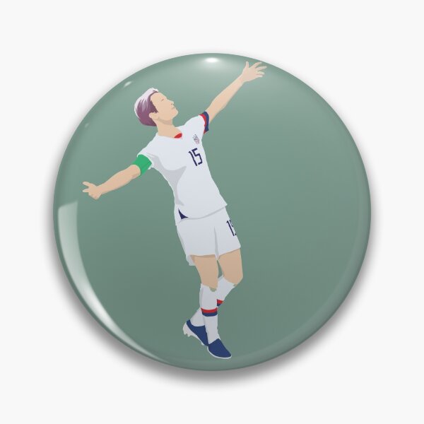 Item preview, Megan Rapinoe # 15 - USWNT - Sticker | T-Shirt | Pin | Button designed and sold by countercolour.