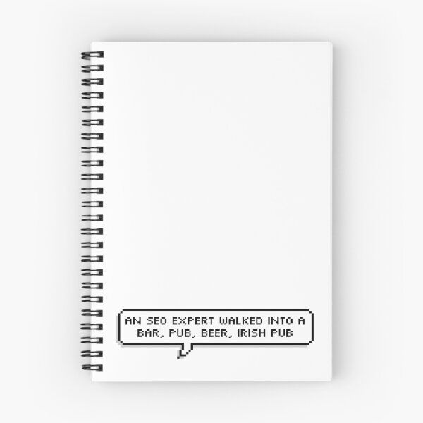 Item preview, An SEO expert walked into a bar, pub, beer, irish pub (Single) designed and sold by wordsonwords.