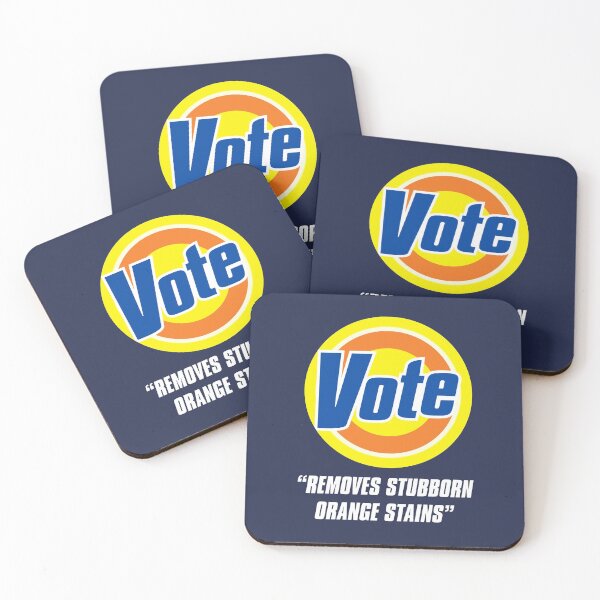 Item preview, Detergent Parody - Vote 2020 - Removes Stubborn Orange Stains | Pin | Button designed and sold by countercolour.