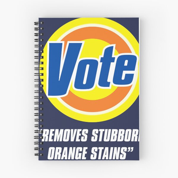 Item preview, Detergent Parody - Vote 2020 - Removes Stubborn Orange Stains | Pin | Button designed and sold by countercolour.