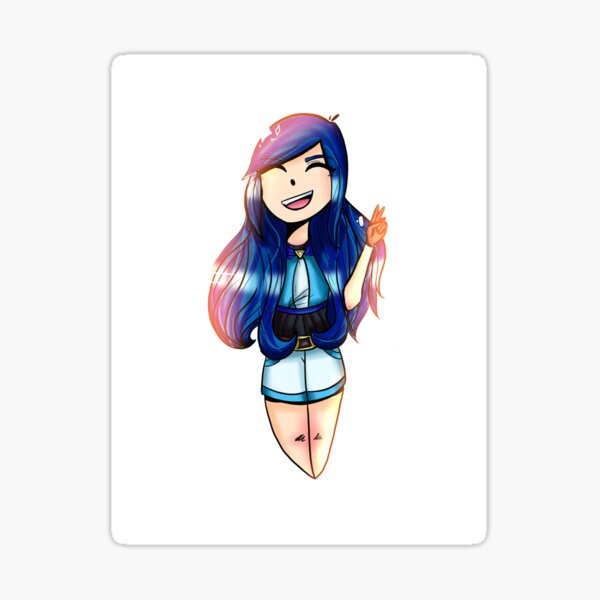Itsfunneh Stickers Redbubble - decal id codes roblox bloxburg itsfunneh