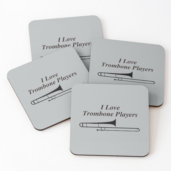 Item preview, I Love Trombone Players - Black design designed and sold by ryanwfraser.
