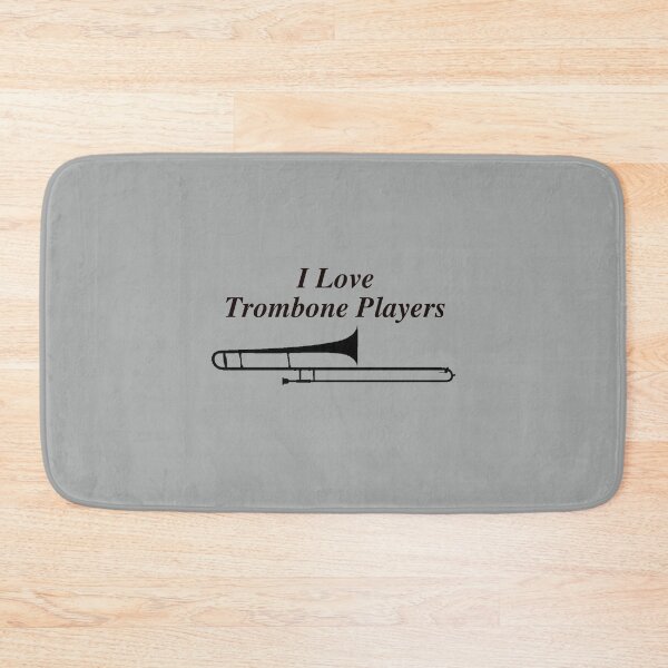 Item preview, I Love Trombone Players - Black design designed and sold by ryanwfraser.