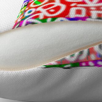 Alternate view of Impulsiveness (tribal digital art) Floor Pillow