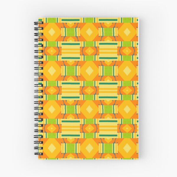 Item preview, Abstract Orange and Green Pattern with Diamonds designed and sold by Sendreka.