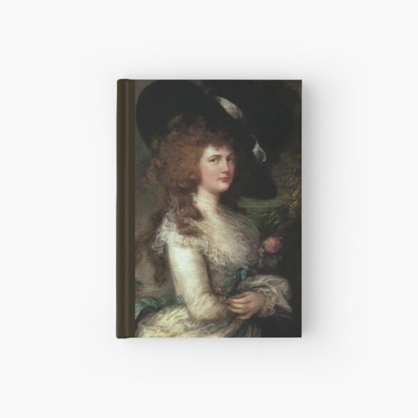 Portrait of Georgiana, Duchess of Devonshire by Thomas Gainsborough Hardcover Journal