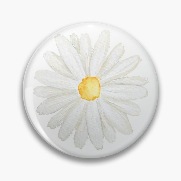 Item preview, hand painted one little white  daisy watercolor  designed and sold by SelenePaintings .