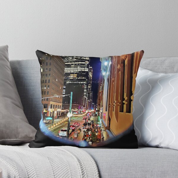 Item preview, Main Street at Night designed and sold by DancingCacti.