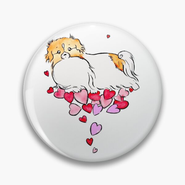 Item preview, Tibbie Love Tibetan Spaniel Cute Dog Design designed and sold by Monica C. Webster.