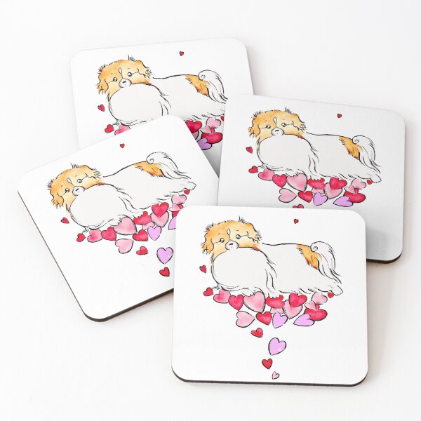 Item preview, Tibbie Love Tibetan Spaniel Cute Dog Design designed and sold by Monica C. Webster.